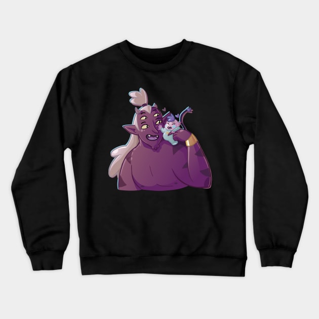 Father and Child Crewneck Sweatshirt by Satyn